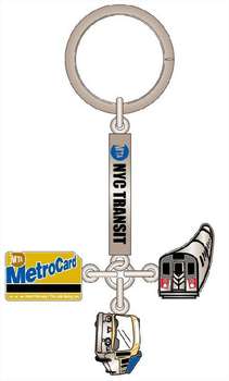 MTA 3 CHARM KEYRING