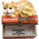 CHESHIRE CAT PORCELAIN BOX