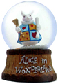 ALICE WHITE RABBIT MINI GLOBE 45mm
