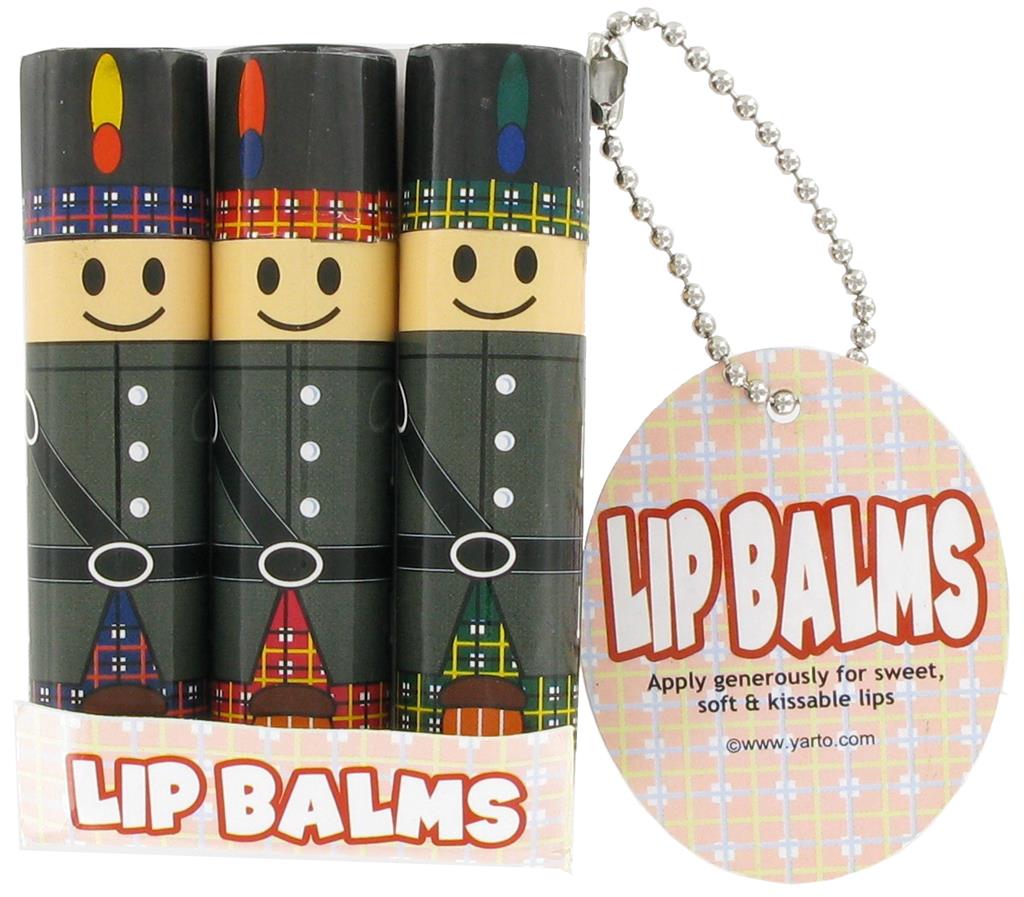 Lip Balms Scotsman Piper - Pack of 3