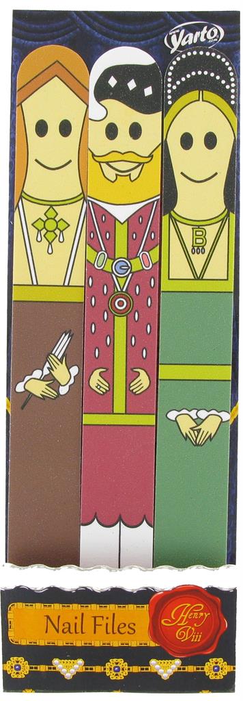 Nail Files - Henry VIII & Wives 3-Pack