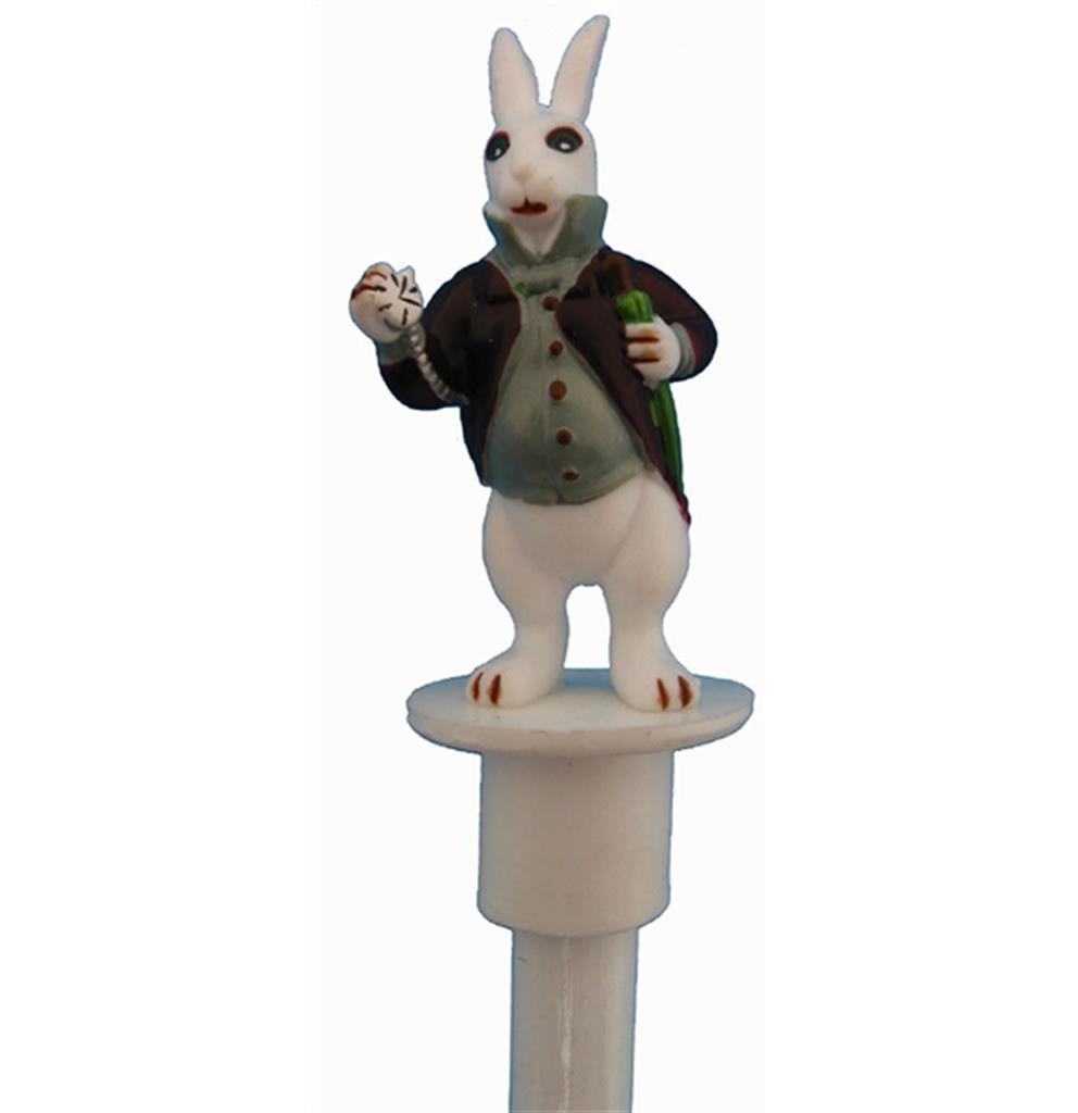 Pencil Topper Alice Rabbit & watch