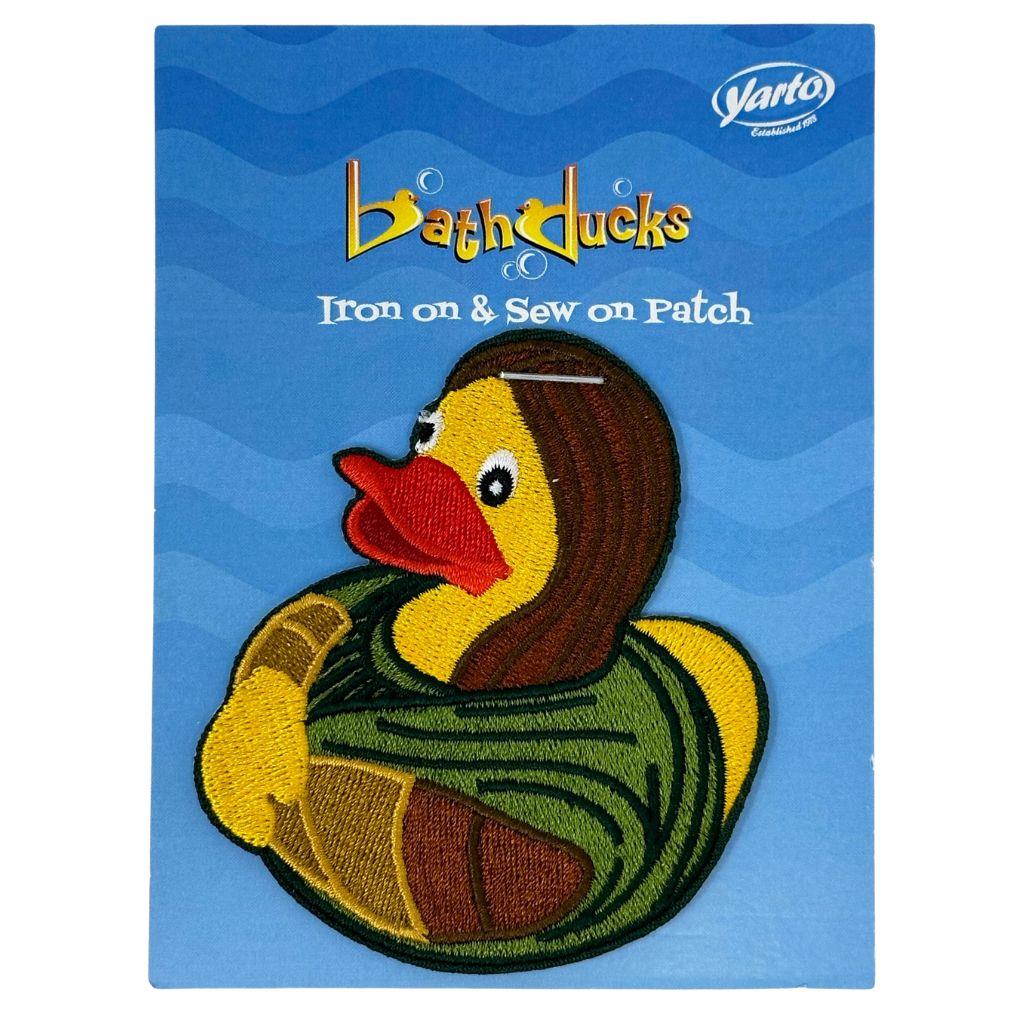 Embroidered Patch Mona Lisa Duck
