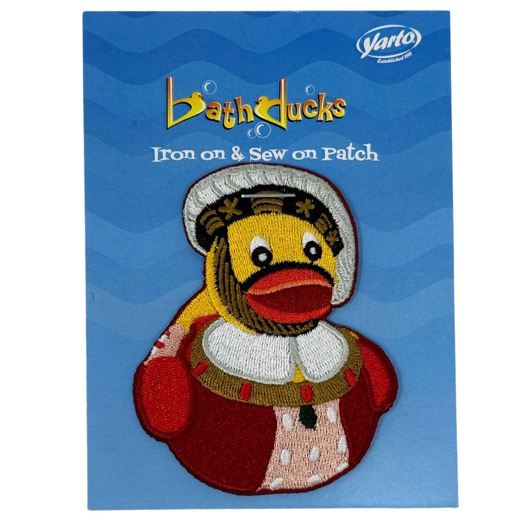 Embroidered Patch Henry VIII Duck