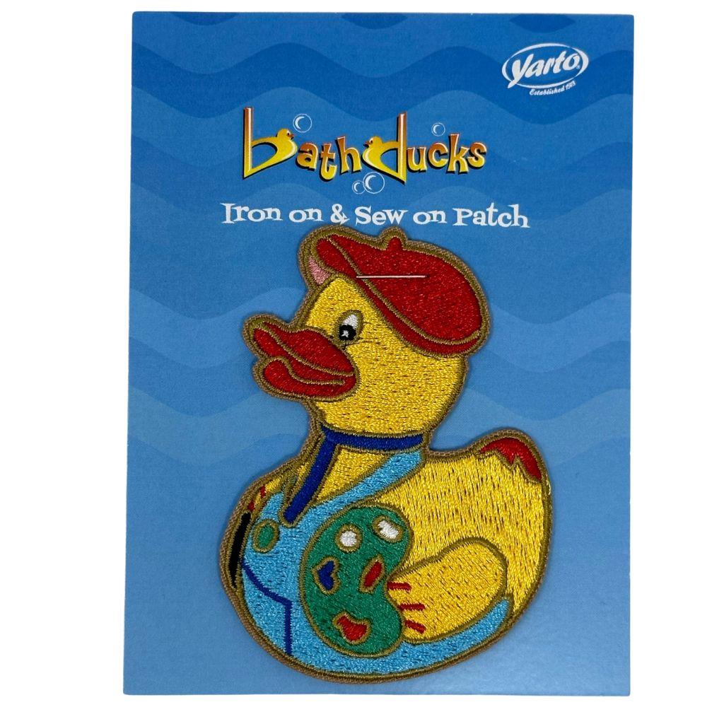Embroidered Patch Artist Duck
