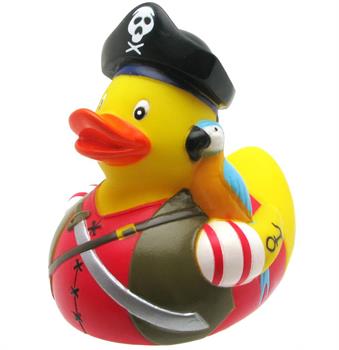 Duck - Pirate with Parrot